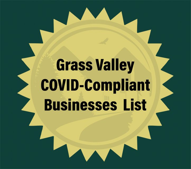 Grass Valley COVID-Compliant Businesses List