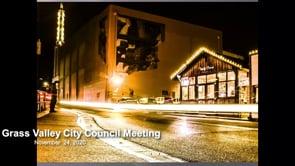 Grass Valley City Council Meeting 11/24/2020
